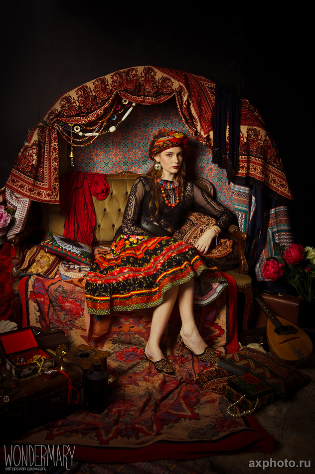 Скрап-юбка "Чешская Богемия". Коллекция "Gypsy Queen"